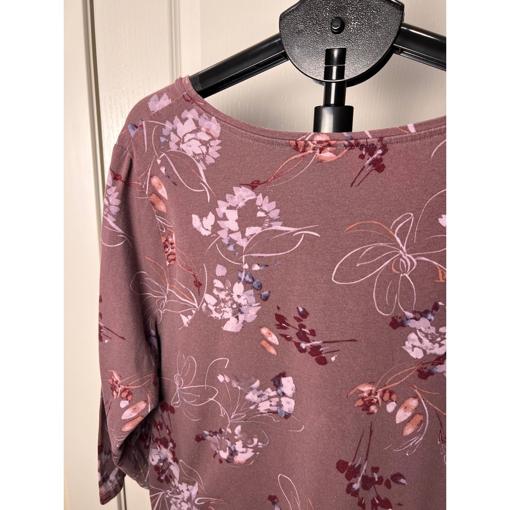 Floral Top Women L/XL Vintage 90s Y2K Romantic Cottagecore Boho Soft Grunge Fall